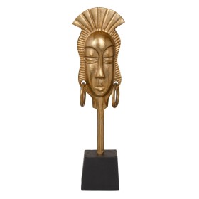 Decorative Figure 14,5 x 10,5 x 50 cm Black Golden African Woman