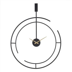 Reloj de Pared 60 x 5 x 76 cm Negro Metal