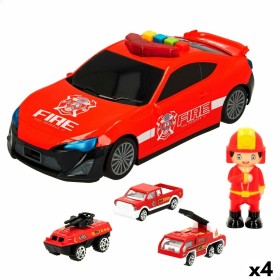 Spielset Fahrzeuge Speed & Go Feuerwehrmann Licht 