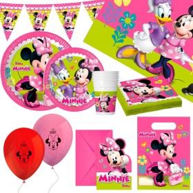 Set Partyartikel Minnie Mouse 66 Stücke