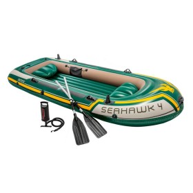 Aufblasbarer Boot Intex Seahawk 4 grün 351 x 48 x 145 cm