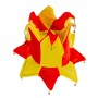 Spanish Flag Jester Hat with 14 Bells