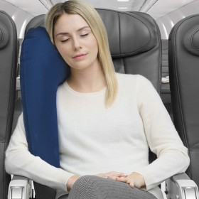 Adjustable Travel Pillow with Seat Attachment Rest