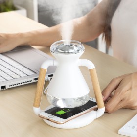 3-in-1 Wireless Charger, Aroma Diffuser and Humidi