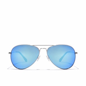 Gafas de Sol Unisex Hawkers Hawk Plateado Azul Polarizadas (Ø