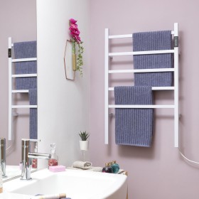 Porte-serviettes électrique pour mur ou sol Racwel