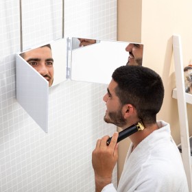 Bathroom Mirror with LED Light and 360º Vision Sel
