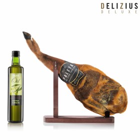 Set aus iberischem Cebo-Vorderschinken, Olivenöl u