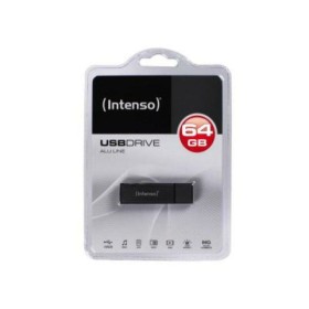 Memoria USB y Micro USB INTENSO ALU LINE 64 GB Antracita 64 GB