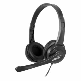 Headphone with Microphone NGS VOX505 USB Black 32 Ohm (1 Unit)