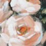 Oil Painting Roses Pine (80 X 4 x 100 cm)