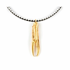 Ladies' Necklace Shabama Tuent Luxe Brass Flash go