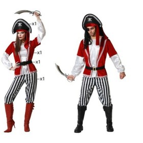 Disfraz para Adultos Pirata Rojo