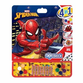 Bloc con Dibujos para Colorear Spiderman Giga Bloc