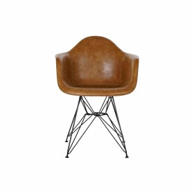 Cadeira DKD Home Decor Preto Camel Metal Plástico 