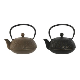 Teapot Home ESPRIT Brown Black Stainless steel Iro