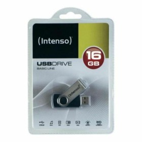 Clé USB INTENSO Basic Line 32 GB Noir Argent 32 GB Clé USB