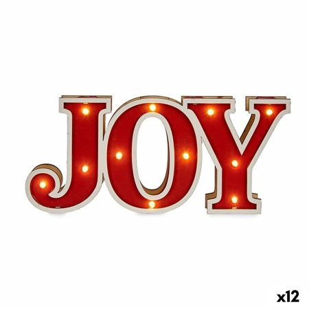 Figura Decorativa Joy Rojo Madera 3,7 x 11,5 x 26 
