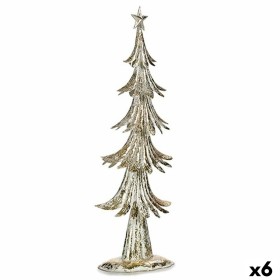 Figura Decorativa Árvore de Natal Branco Metal 12 