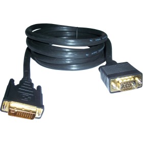 Adaptador DVI a VGA 3GO CDVIVGA Negro 2 m