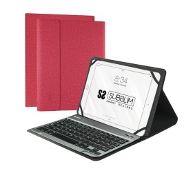 Funda para Tablet y Teclado Subblim SUB-KT2-BT0003 10,1" Rojo