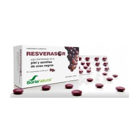 Traitement Facial Hydratant Soria Natural Resverasor 600 mg (60
