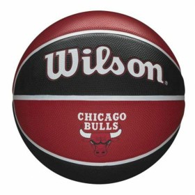 Balón de Baloncesto Wilson NBA Team Tribute Chicago Bulls Rojo