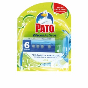 Toilet air freshener Pato Discos Activos Lime 6 Units