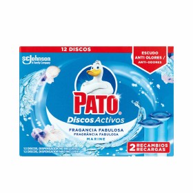 Ambientador de inodoro Pato Discos Activos Recambio Marino 2