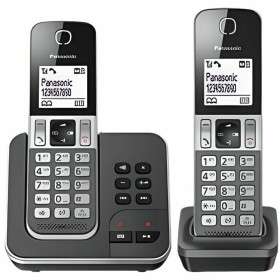 Teléfono Fijo Panasonic KX-TGD322 Blanco Negro Negro/Gris