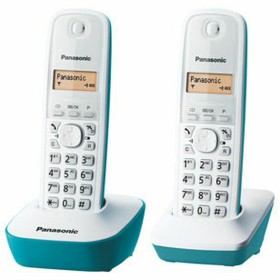 Telefone sem fios Panasonic KX-TG1612FRC Âmbar Azul/Branco