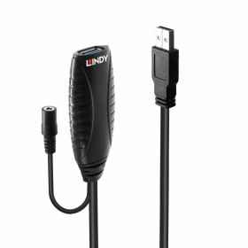 Cable USB LINDY 43099 15 m Negro
