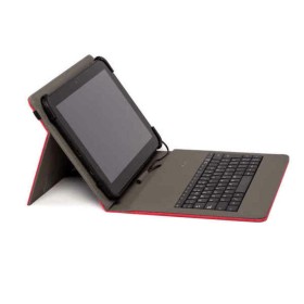 Hülle für Tablet und Tastatur Nilox NXFU002 10.5" Rot