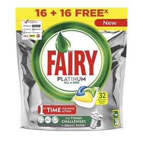Tablettes pour Lave-vaisselle Fairy All in 1 Platinum Frais (24