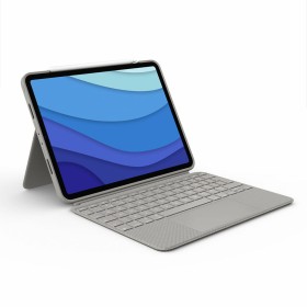 Hülle für Tablet und Tastatur Logitech iPad Pro 11 Grau Qwerty