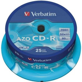 CD-R Verbatim AZO Crystal 25 Unités 700 MB 52x