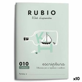 Cuaderno de escritura y caligrafía Rubio Nº10 Catalán A5 20