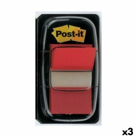 Notas Adhesivas Post-it Index 25 x 43 mm Rojo (3 U