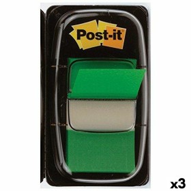 Notas Adhesivas Post-it Index 25 x 43 mm Verde (3 