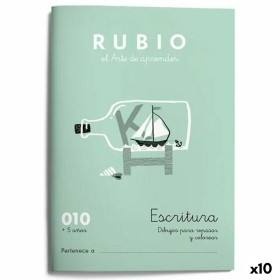 Cahier d'écriture et de calligraphie Rubio Nº10 A5 Espagnol 20