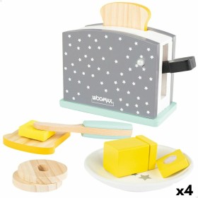 Spielzeug-Toaster Woomax 8 Stücke 19,5 x 12,5 x 8 cm (4 Stück)