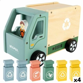 Müllwagen Woomax Spielzeug 8 Stücke 24 x 15 x 13,5