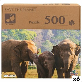 Puzzle Colorbaby Elephant 500 Piezas 6 Unidades 61