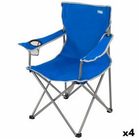 Silla Plegable para Camping Aktive Azul 45 x 82 x 
