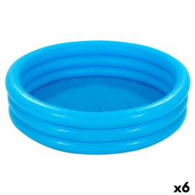 Pataugeoire gonflable pour enfants Intex Bleu Anneaux 330 L 147