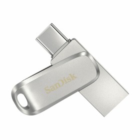 Memória USB SanDisk Ultra Dual Drive Luxe 512 GB Prateado Aço