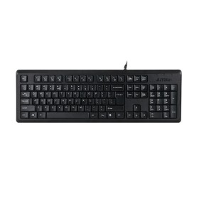 Tastatur A4 Tech KR-92 Schwarz Schwarzweiß Englisch QWERTY