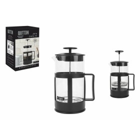 Cafetière with Plunger Quttin Borosilicate Glass 1