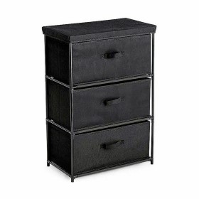 Chest of drawers Confortime Black Non-woven textil