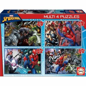 Set de 4 Puzzles Spiderman Educa 18102 380 Peças